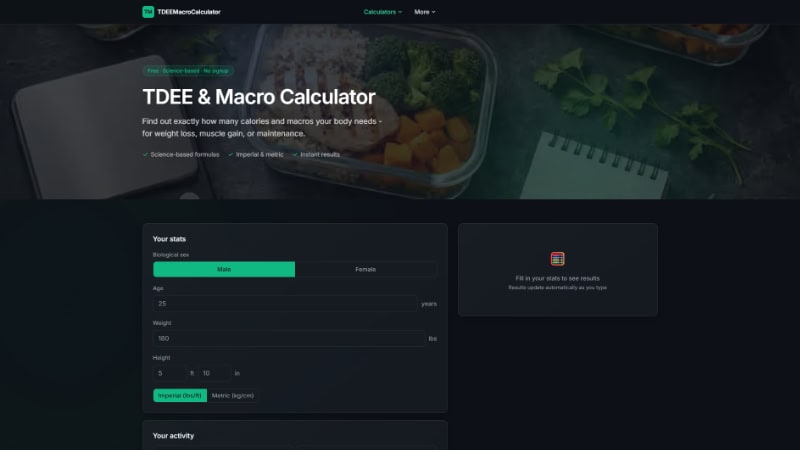 TDEEMacroCalculator.com